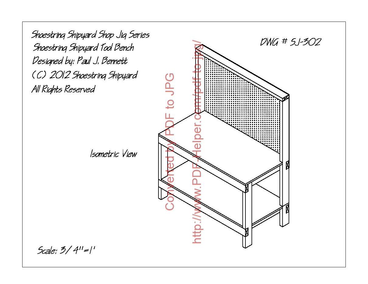 Work Shop Fixture Plans