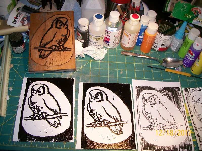 Make a Wood Cut Block Print