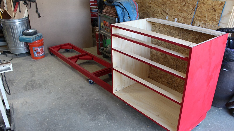 DIY 36” Mobile Miter Station Base Cabinet (FREE PLANS