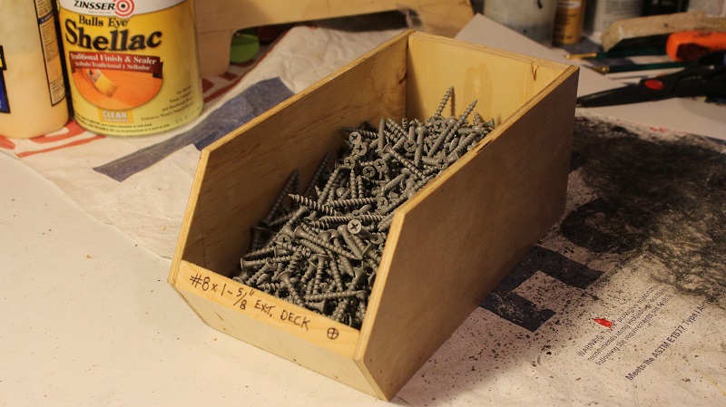 DIY Fastener Bin (FREE PLANS)