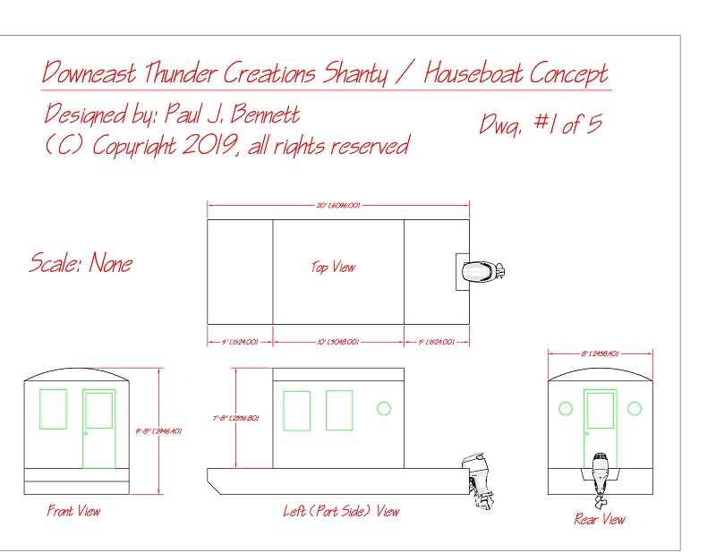 DIY Shanty – Houseboat Concept (FREE PLANS)