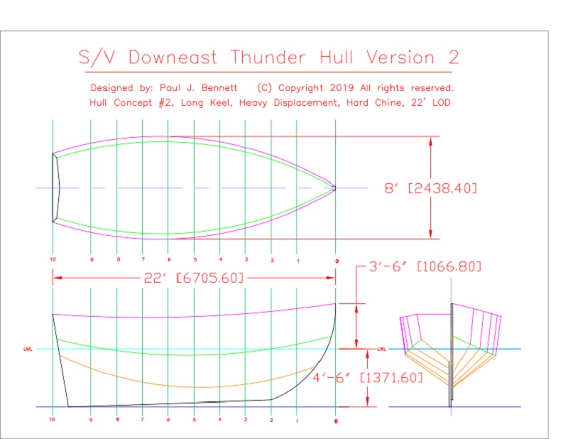 S/V Downeast Thunder (Design Concept #2)