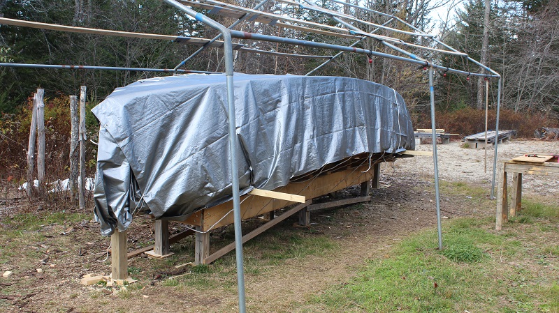 Ep 10 – 18′ Sailboat Build – Winter Prep & Giveaway Winner!