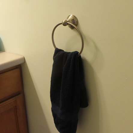 Hand Towel Ring Install