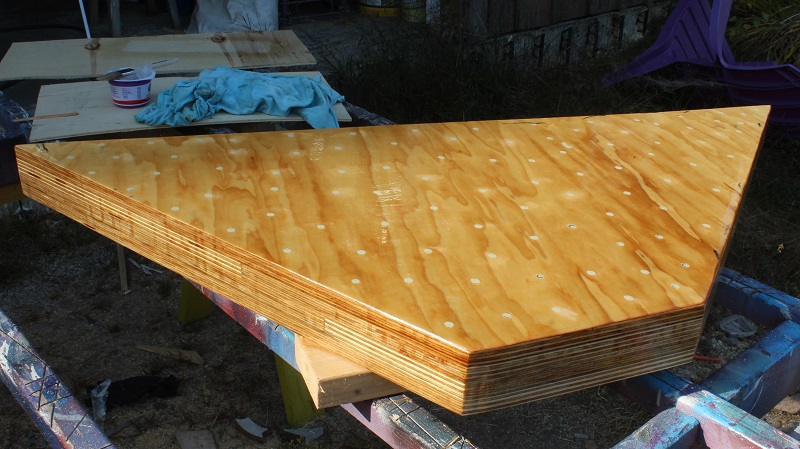 18′ Sailboat Build (Skeg – Primary Installation)