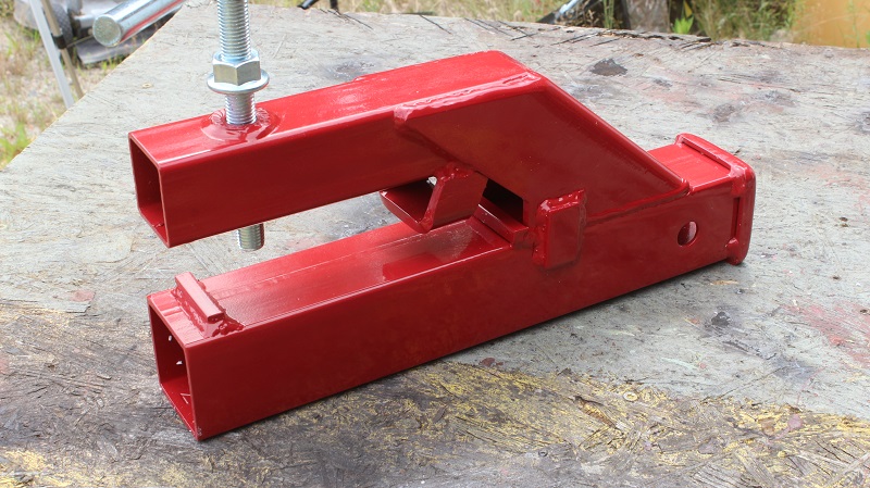 New Tractor Bucket Clamp-On Hitch Receiver by YINTATECH