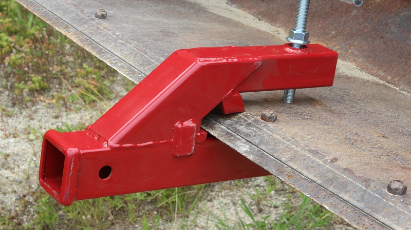 YINTATECH Tractor Bucket, Clamp-On Hitch Receiver Modification